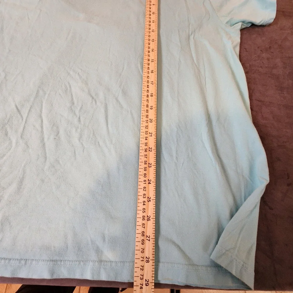 Polo Ralph Lauren Mens XL Blue Cotton Short Sleeve T-Shirt Orange Pony Logo